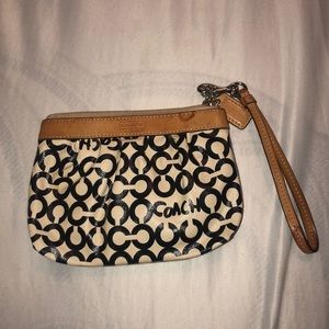 Vintage coach wristlet